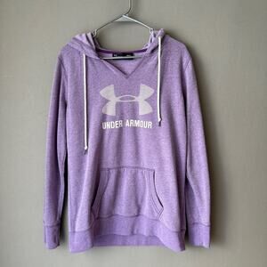 Under‎ Armour sz M Purple white Hoodie